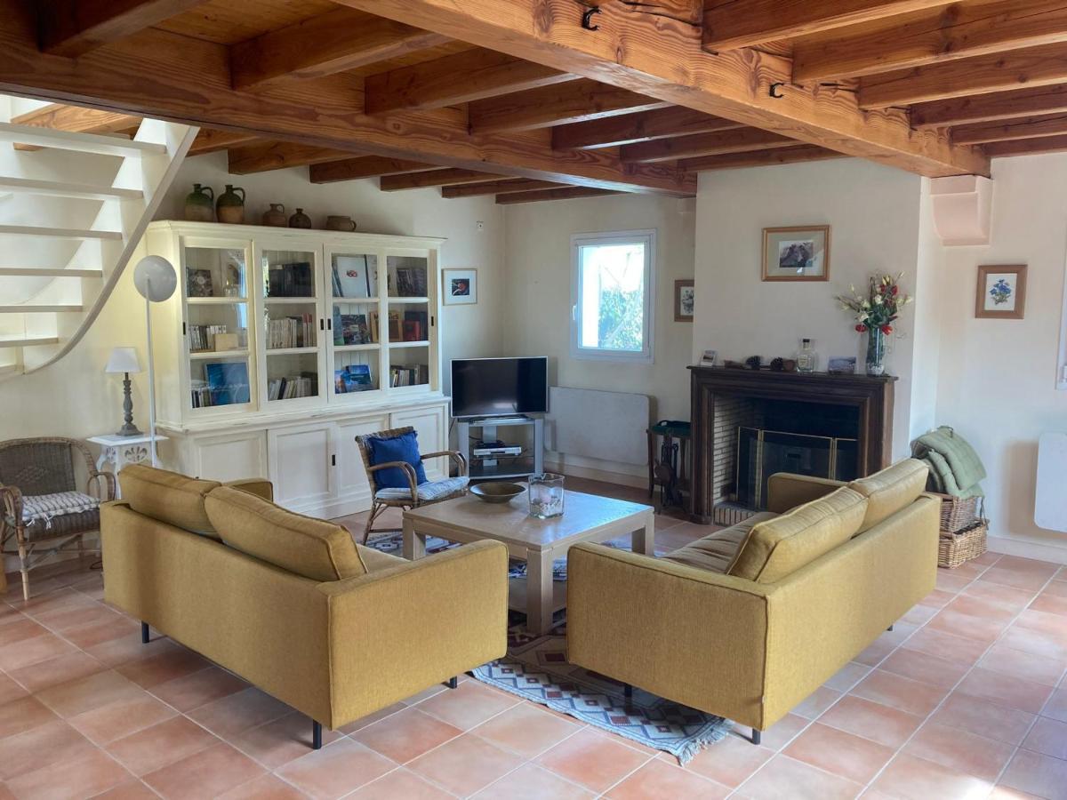 Charmante Maison A Sauzon Avec Grand Jardin, Proche Commerces Et Plage - Fr-1-418-82 Buitenkant foto
